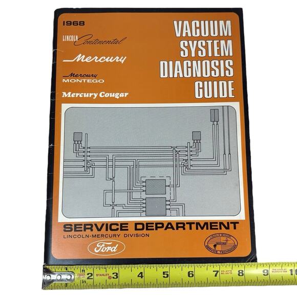 VTG 1968 Ford Lincoln Mercury Service Division Vacuum System Diagnosis Guide OEM - Picture 3 of 12
